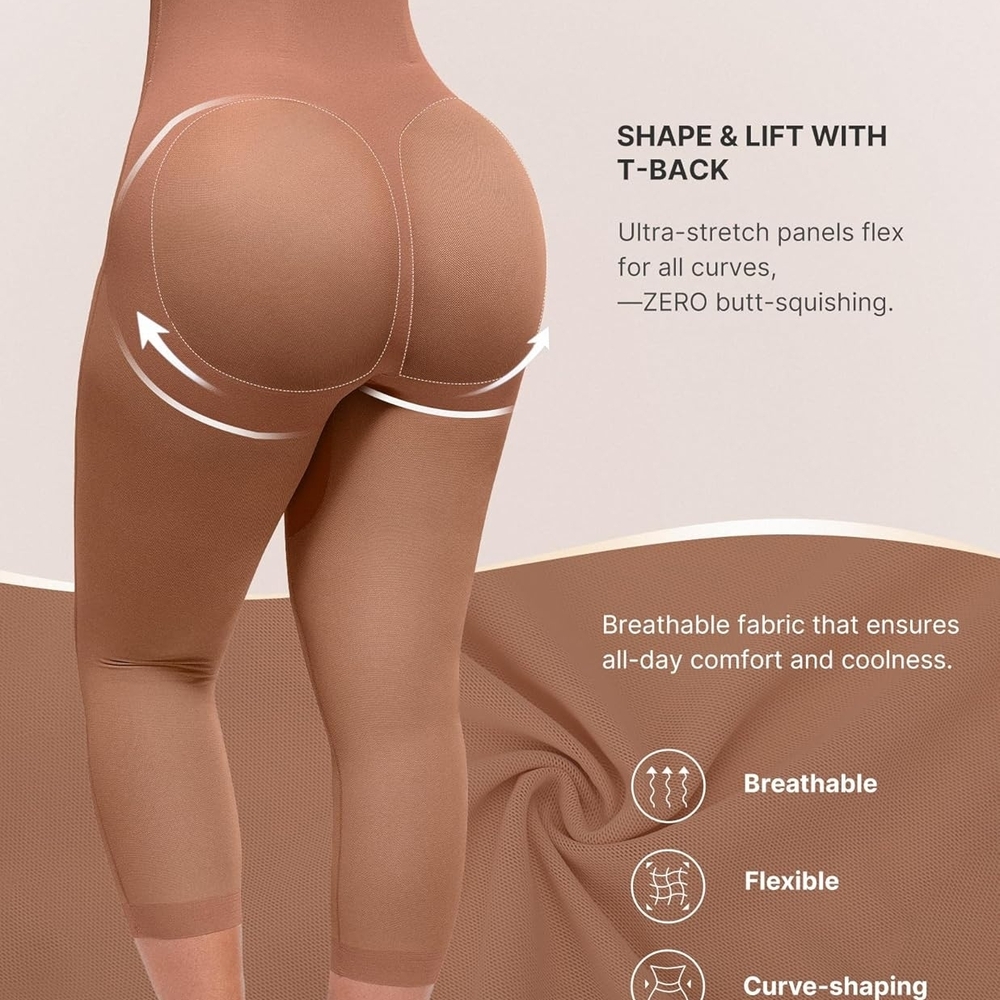 High-Waist Shapewear in Brown - Picture 2 of 13